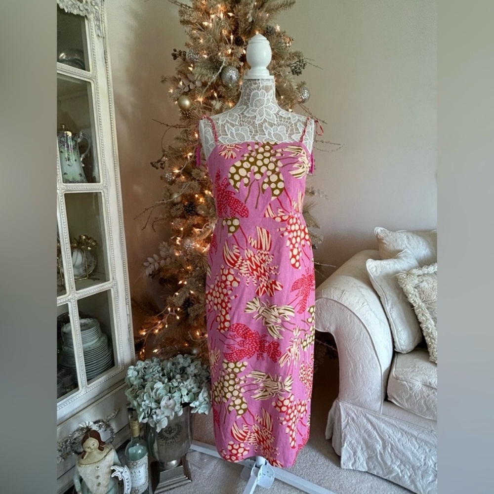 NWOT Rachael Zoe lobster print  Pink Dress - Picture 4 of 16